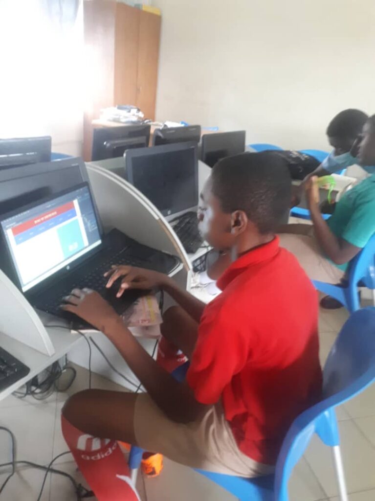 Student learning coding
